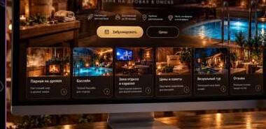 Cedar bathhouse website, desktop screen